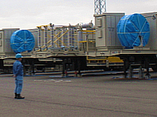 Example of Transportation for Mobile Substation Equipment to Middle East