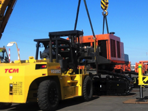 Example of Transportation for Construction Mahinery