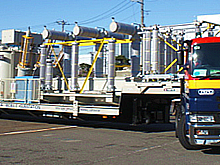 Example of Transportation for Mobile Substation Equipment to Middle East